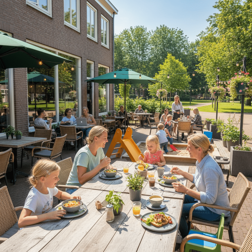 Gezinsvriendelijke lunchlocaties in Ede