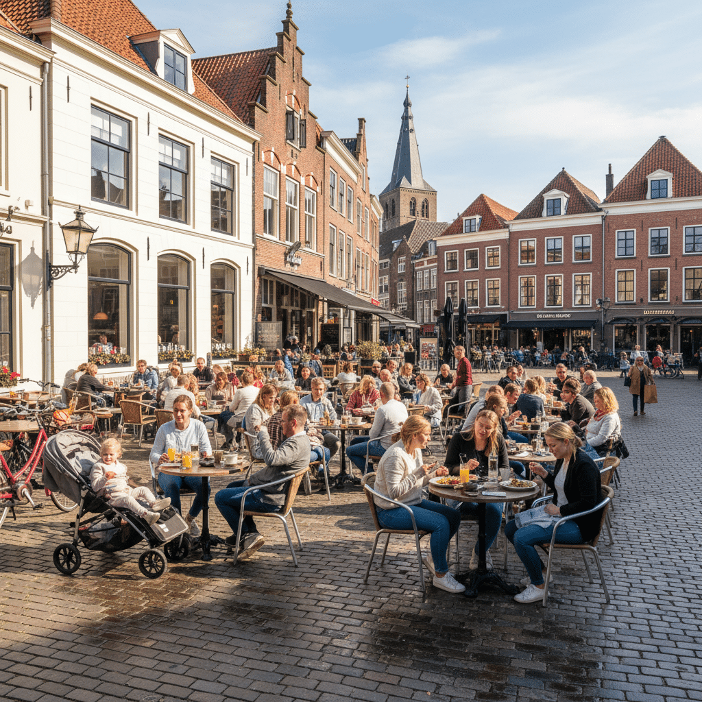 Populaire lunchspots in de binnenstad