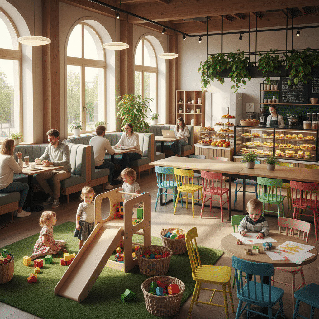 Gezinsvriendelijke Lunchrooms met activiteiten