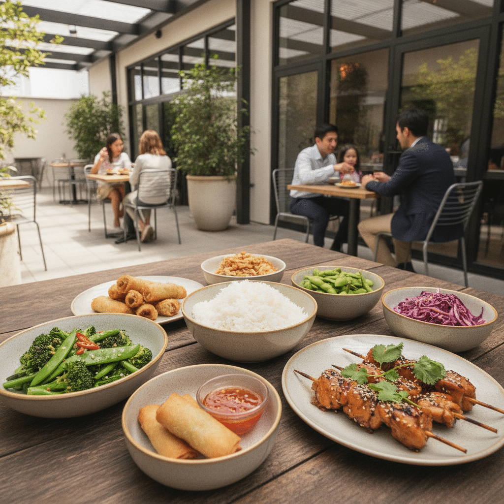 Bijgerechten voor rijstlunches