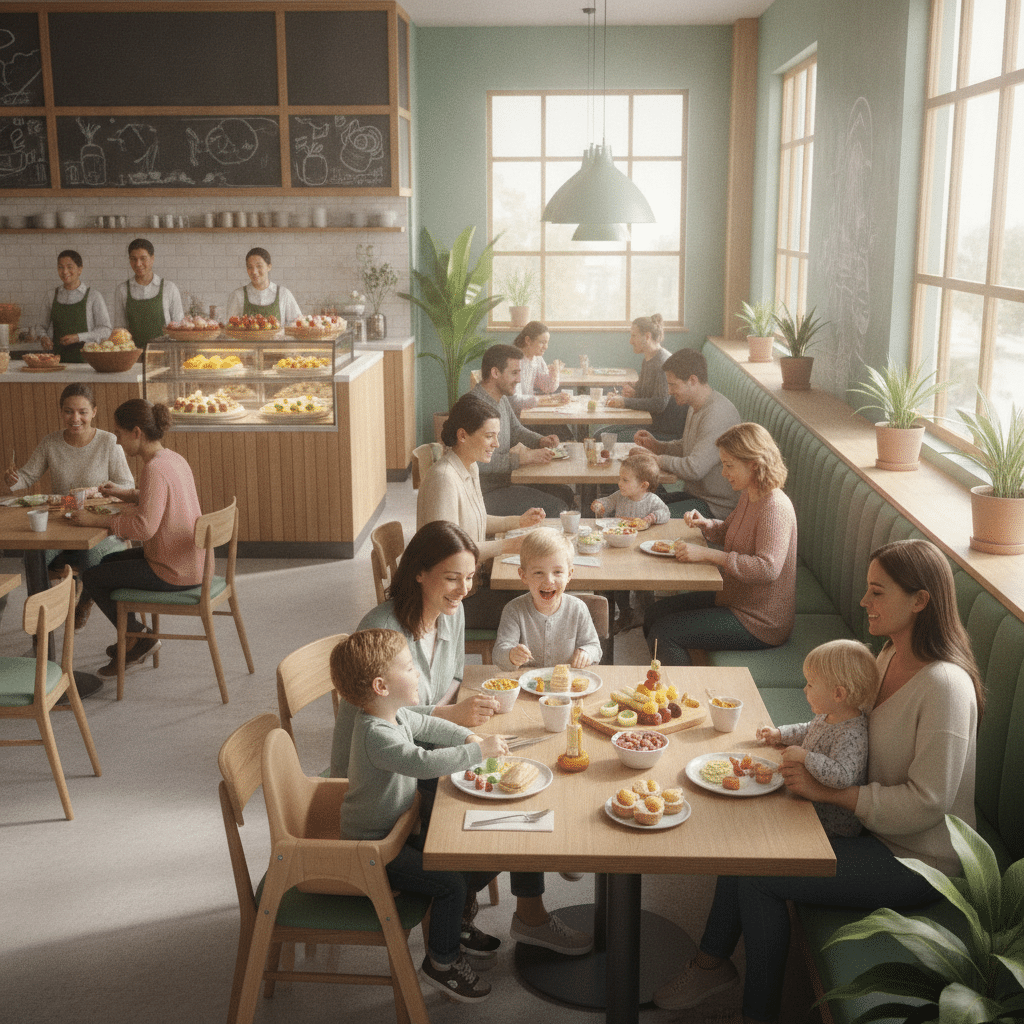 Community aanbevelingen voor gezinsvriendelijke lunchplekken