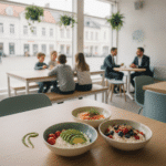lunchgerechten met cottage cheese