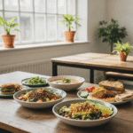 lunchgerechten met peulvruchten